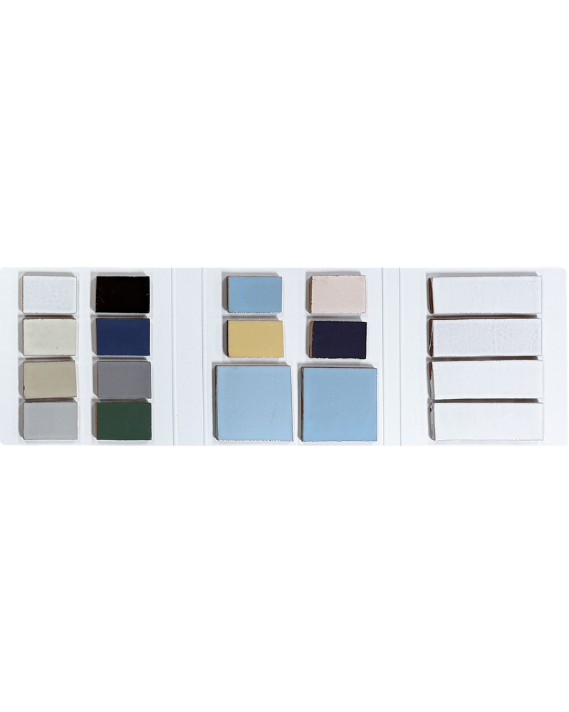 Zellige Tile Display Book [formats & glaze palette]