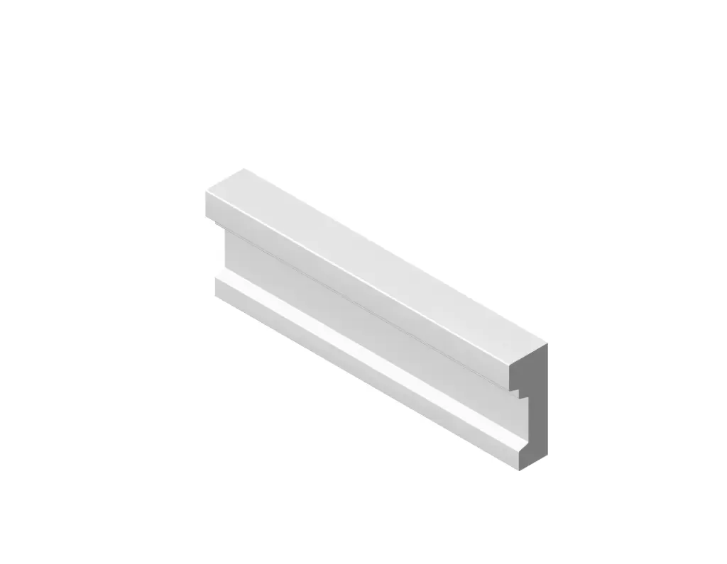 2" x 6" square cap