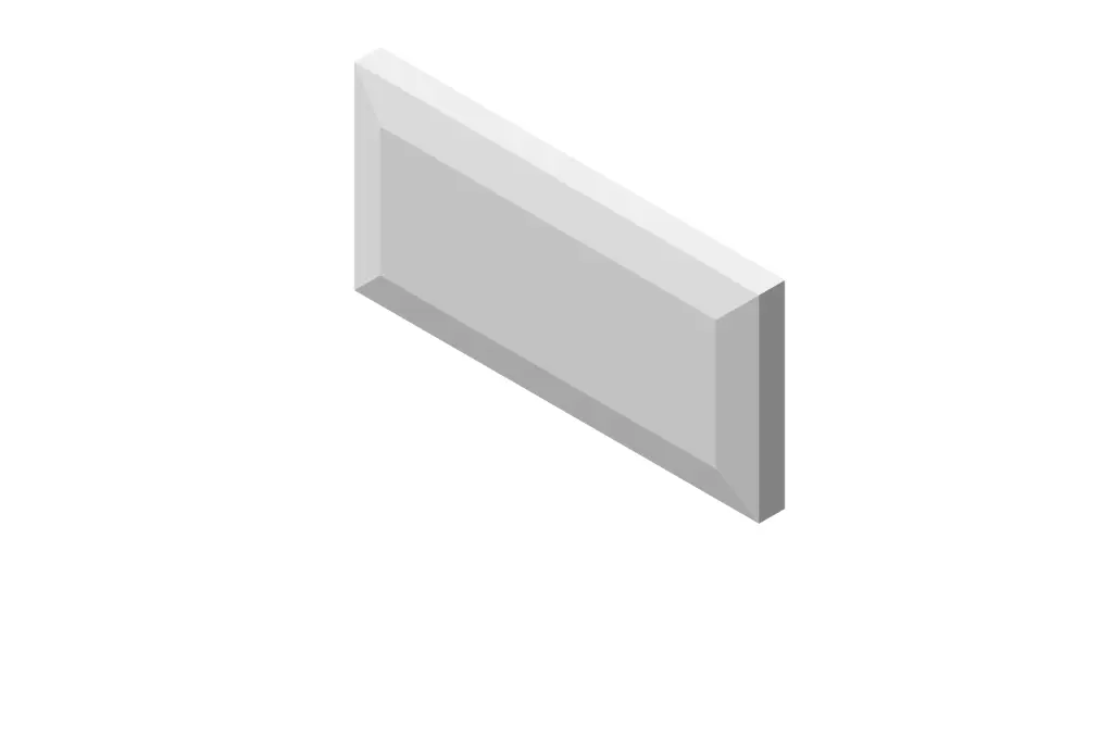 3" x 6" bevel field tile